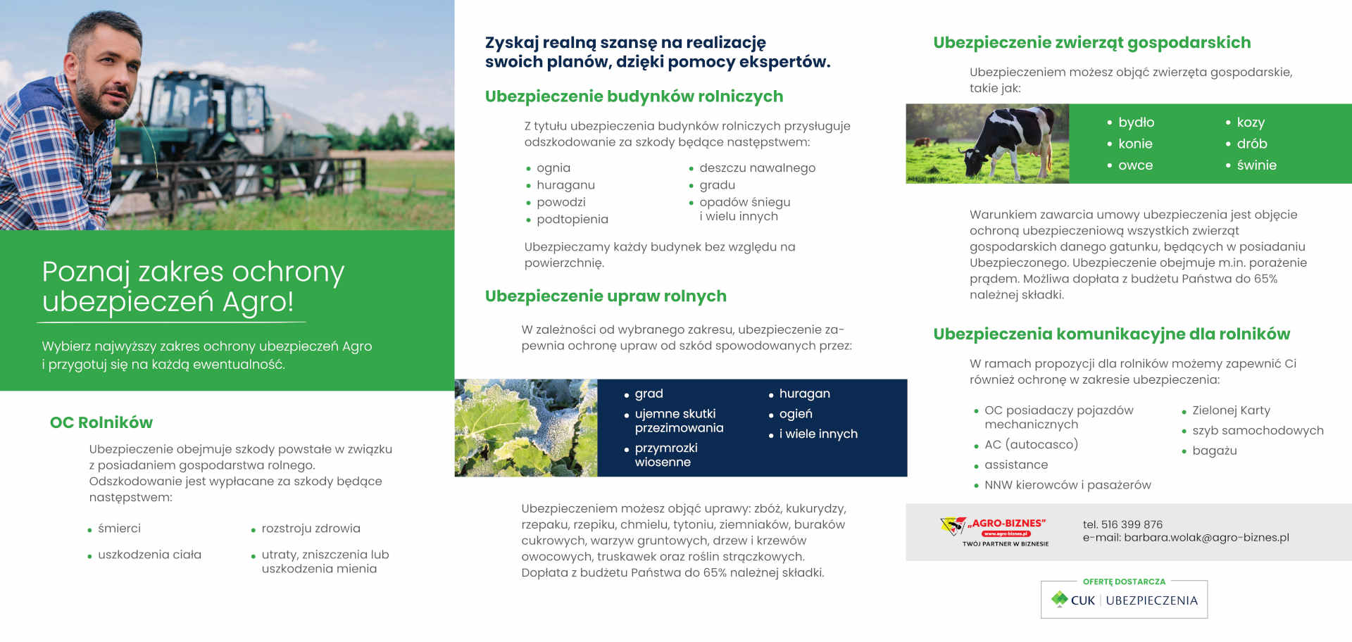 ubezpieczenia dla rolników